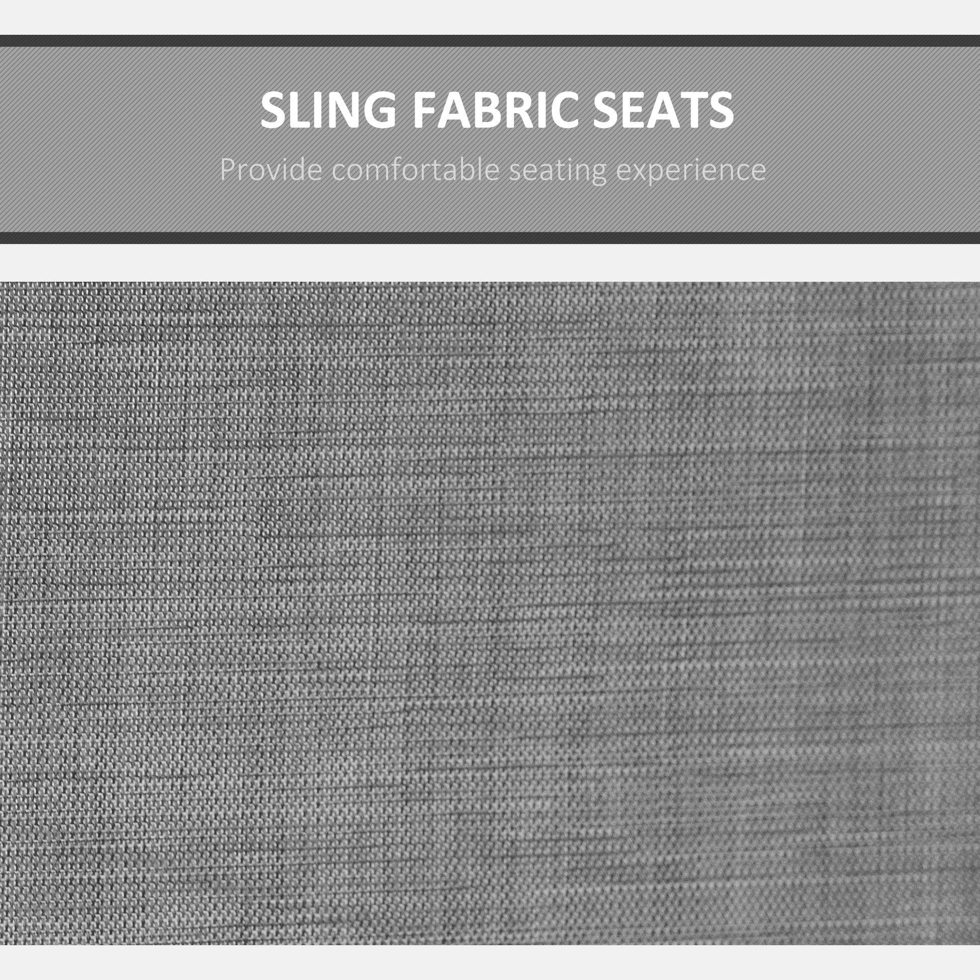 3 Person Porch Swing Outdoor Swing Chair with High Back Design, Side Pouches and Adjustable Canopy, Dark Grey