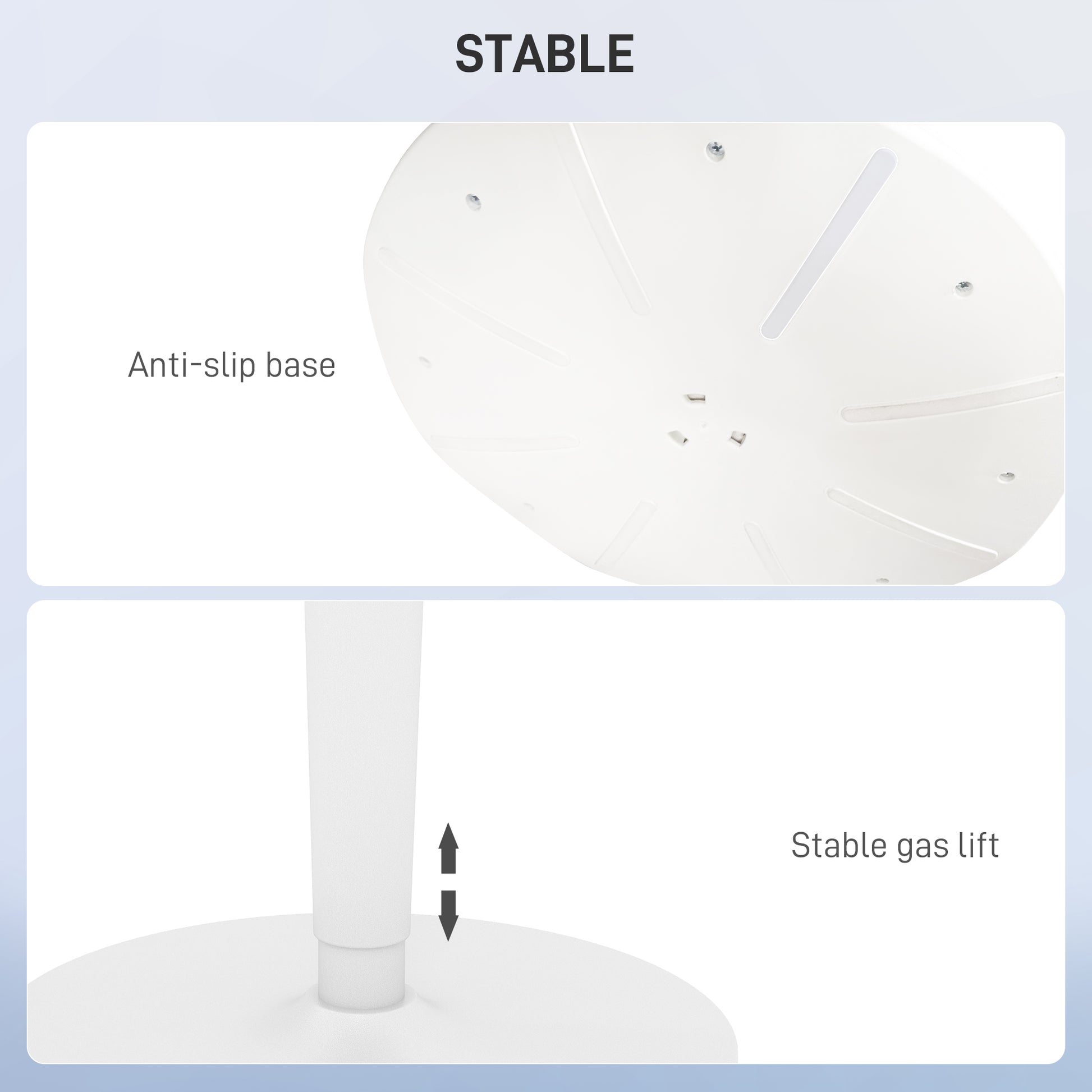 Standing Desk Stool, Ergonomic Wobble Chair, Adjustable Leaning Stool for Office Desks, with Rocking Motion, Grey