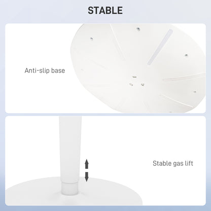 Standing Desk Stool, Ergonomic Wobble Chair, Adjustable Leaning Stool for Office Desks, with Rocking Motion, Grey