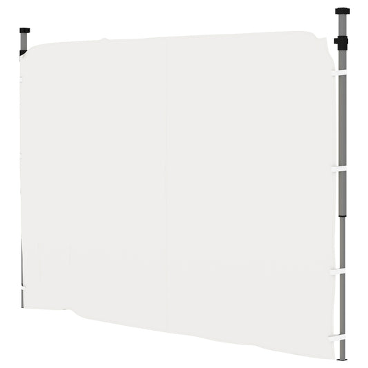 Instant Canopy Sidewall with 4 Storage Bag for 10 x 10 ft Straight Leg Pop Up Canopies, 1 Pack Sidewall Only, White