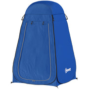 Pop Up Shower Tent, Portable Privacy Room for Outdoor Changing, Dressing, Fishing Storage with Carrying Bag, Blue