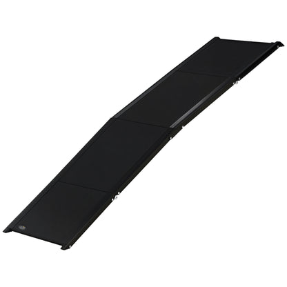 Folding Pet Ramp, 62 Inch Lightweight Portable Dog Ramp for Extra Large Dogs, Non-Slip Surface for Cars, Trucks and SUVs, Black