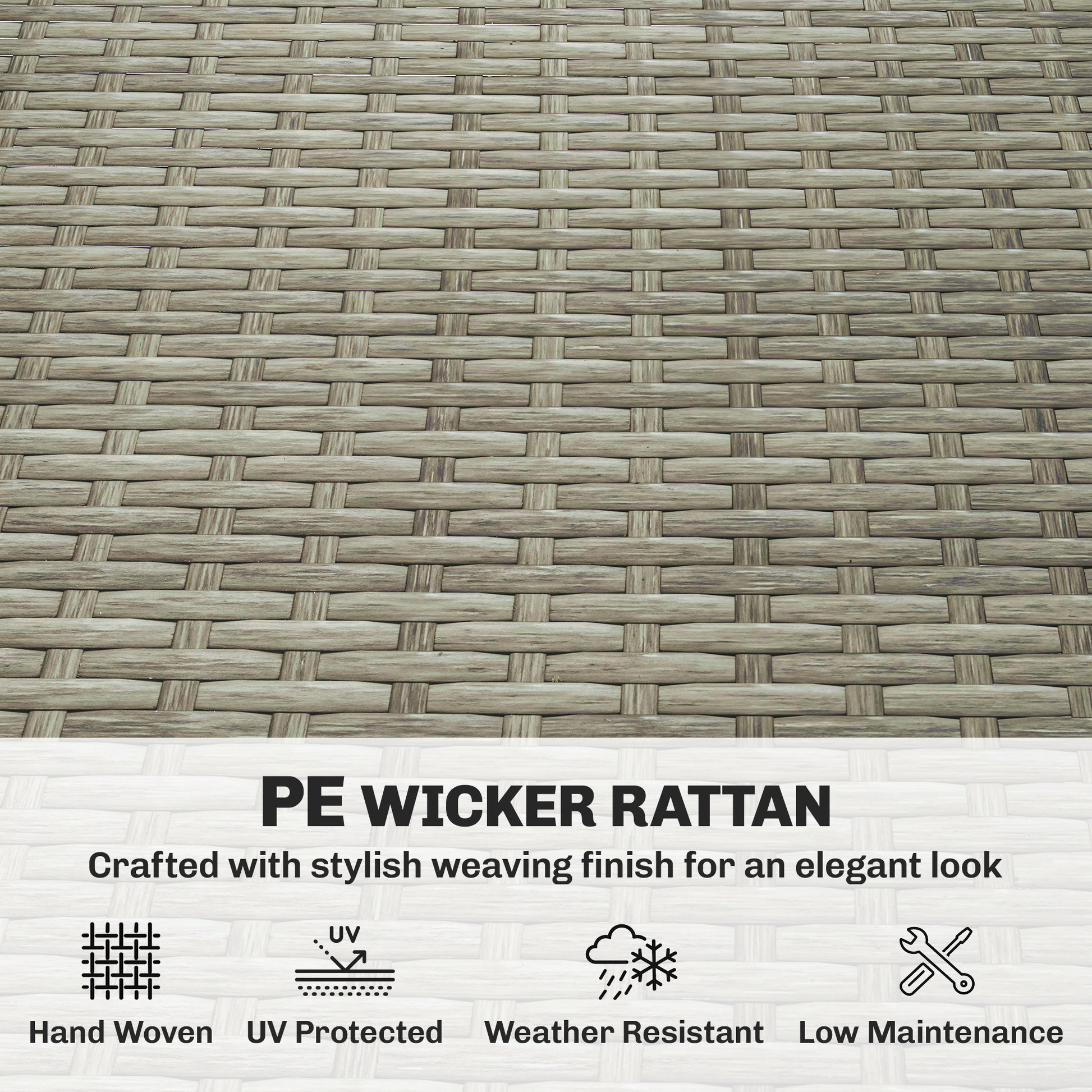 Patio Outdoor Swivel Chairs Set of 2, PE Rattan Patio Wicker Chair with Soft Cushions, Steel Frame, Cream White