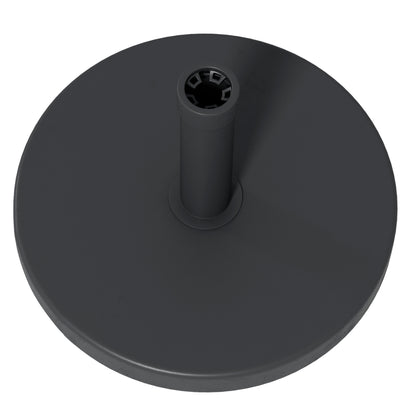 33 lbs Concrete Parasol Base, Heavy Duty Patio Umbrella Stand, 18.3" Round Garden Parasol Holder, Black