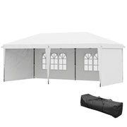 10' x 20' Outdoor Pop Up Canopy Tent Party Tent Instant Shelter W/ Carrying Bag, White
