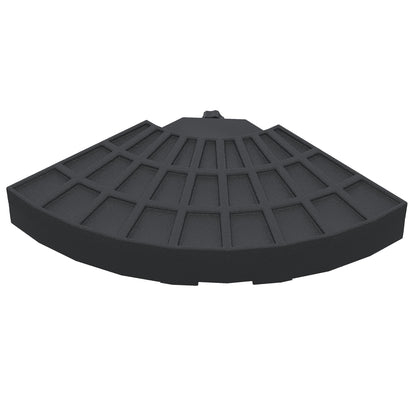 Set of 4 Umbrella Base Weights Outdoor Parasol Holder for Cross Base Portable