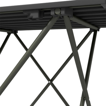 Folding Camping Table, Outdoor Portable Picnic Table with Carry Bag, Foldable Table for Camping, Picnic, Hiking, Black