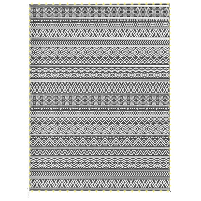 Outdoor Rug Carpet with USB Lights Reversible Patio Rug with Carry Bag for Camping 12' x 9'